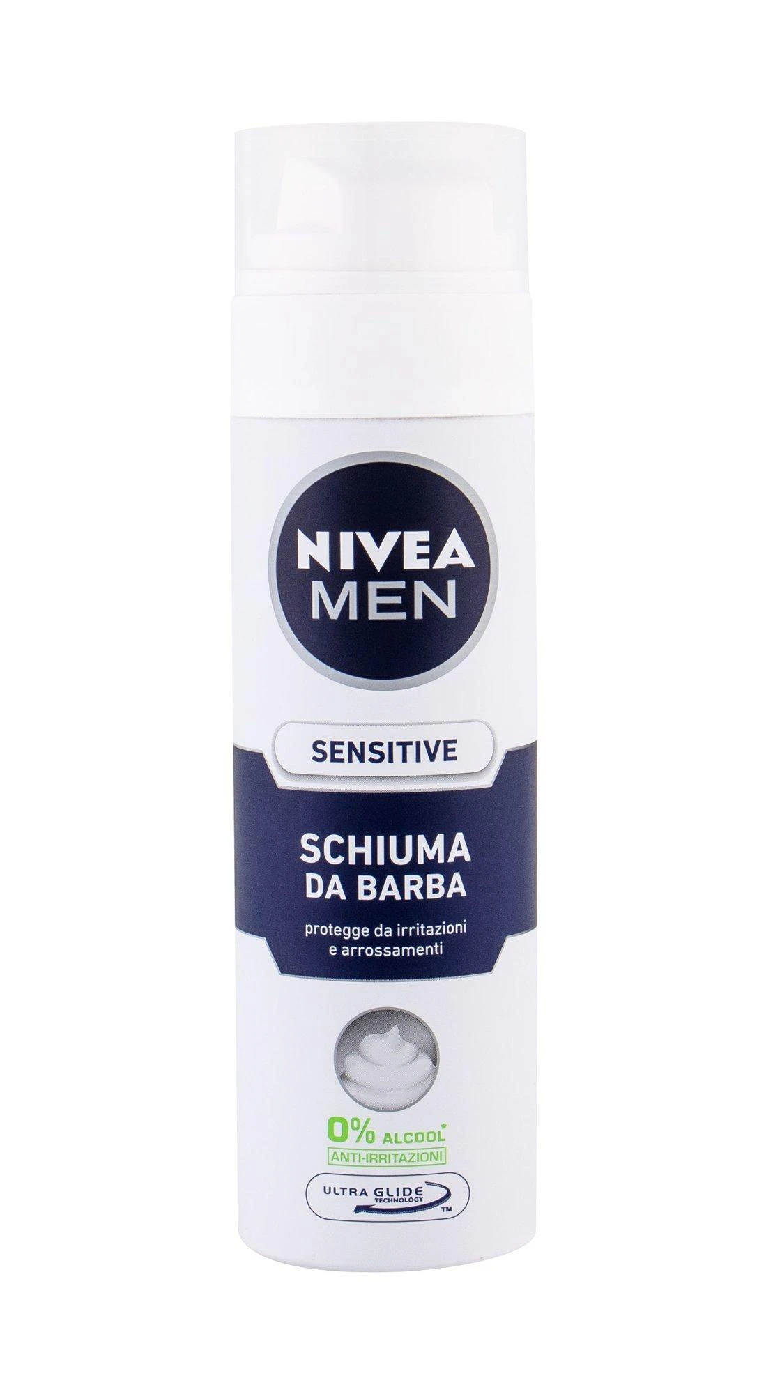 Nivea Men Sensitive skutimosi putos, 200 ml