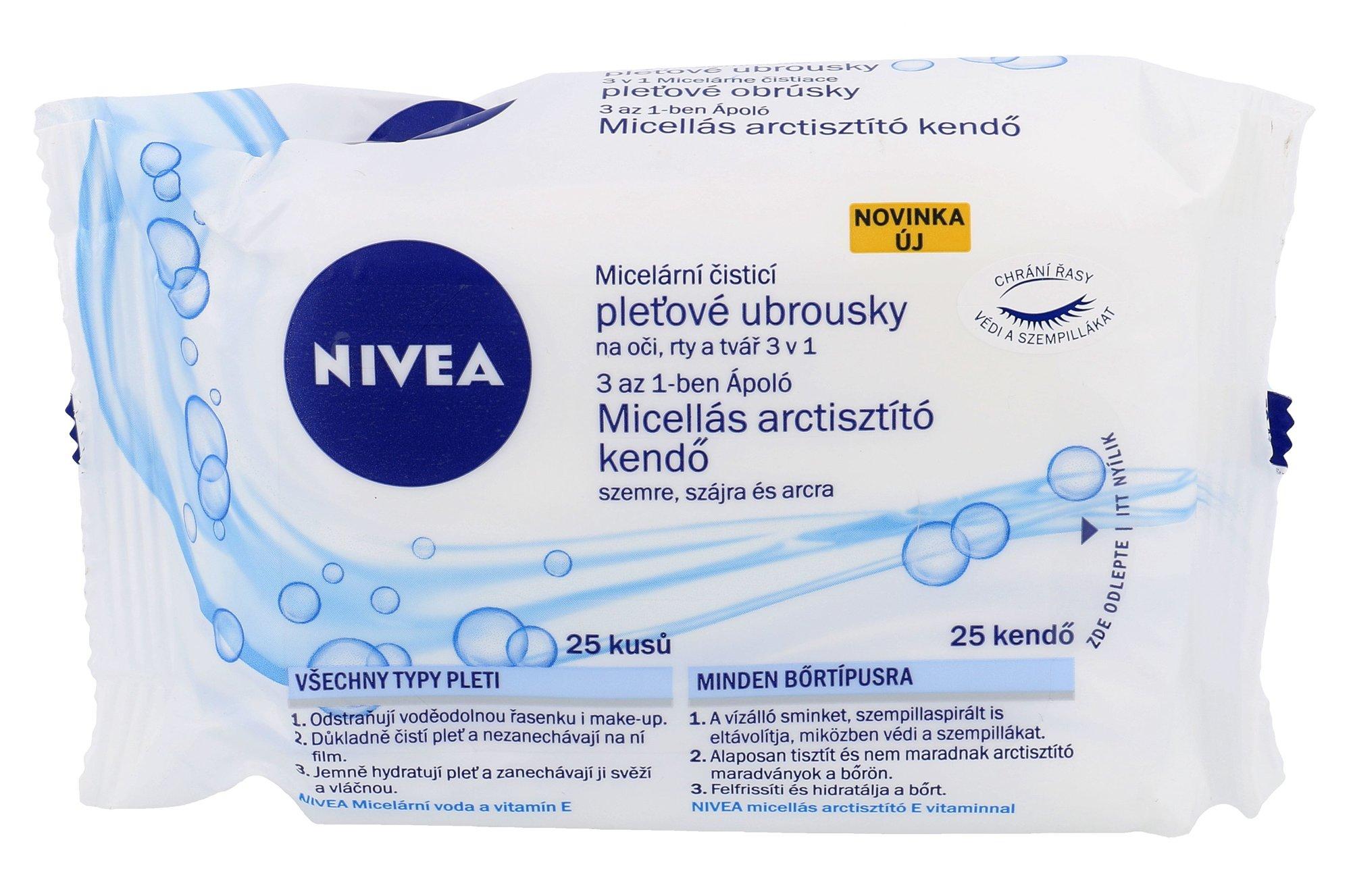 Nivea Cleansing Wipes Micellar Cleansing Wipes moterims, 25 pc