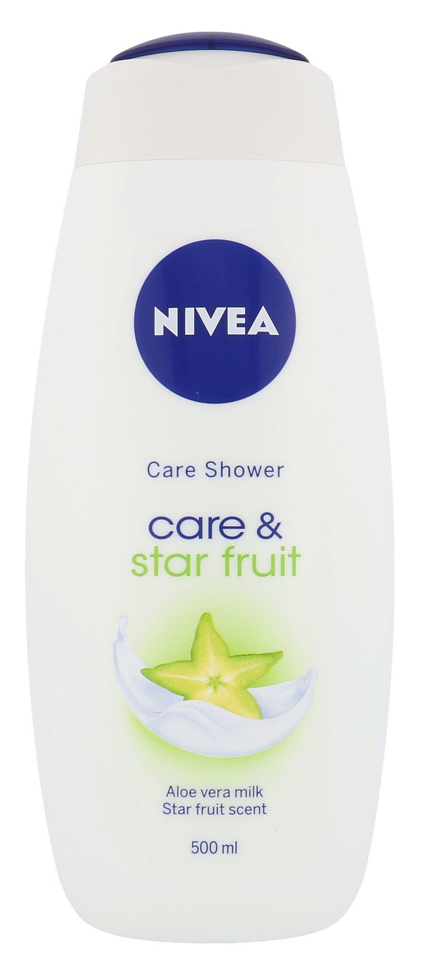 Nivea Star Fruit & Monoi Oil Dušo želė moterims, 500 ml