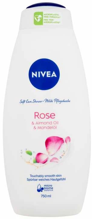 Nivea Rose & Almond Oil Dušo želė moterims, 750 ml