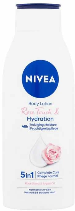 Nivea Rose Touch & Hydration Losjonas kūnui Losjonas kūnui moterims, 400 ml