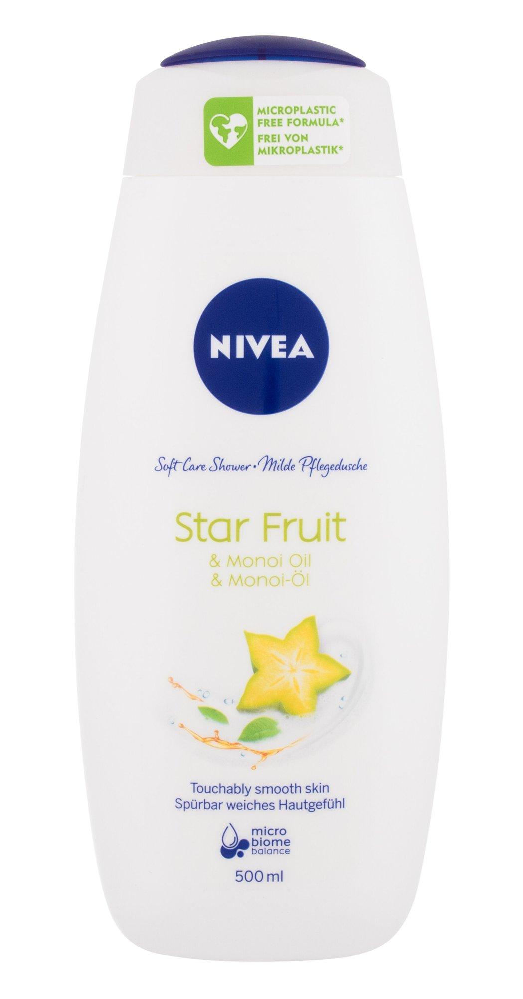 Nivea Star Fruit & Monoi Oil Dušo želė moterims, 500 ml