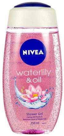 Nivea Waterlily & Oil Dušo želė moterims, 250 ml