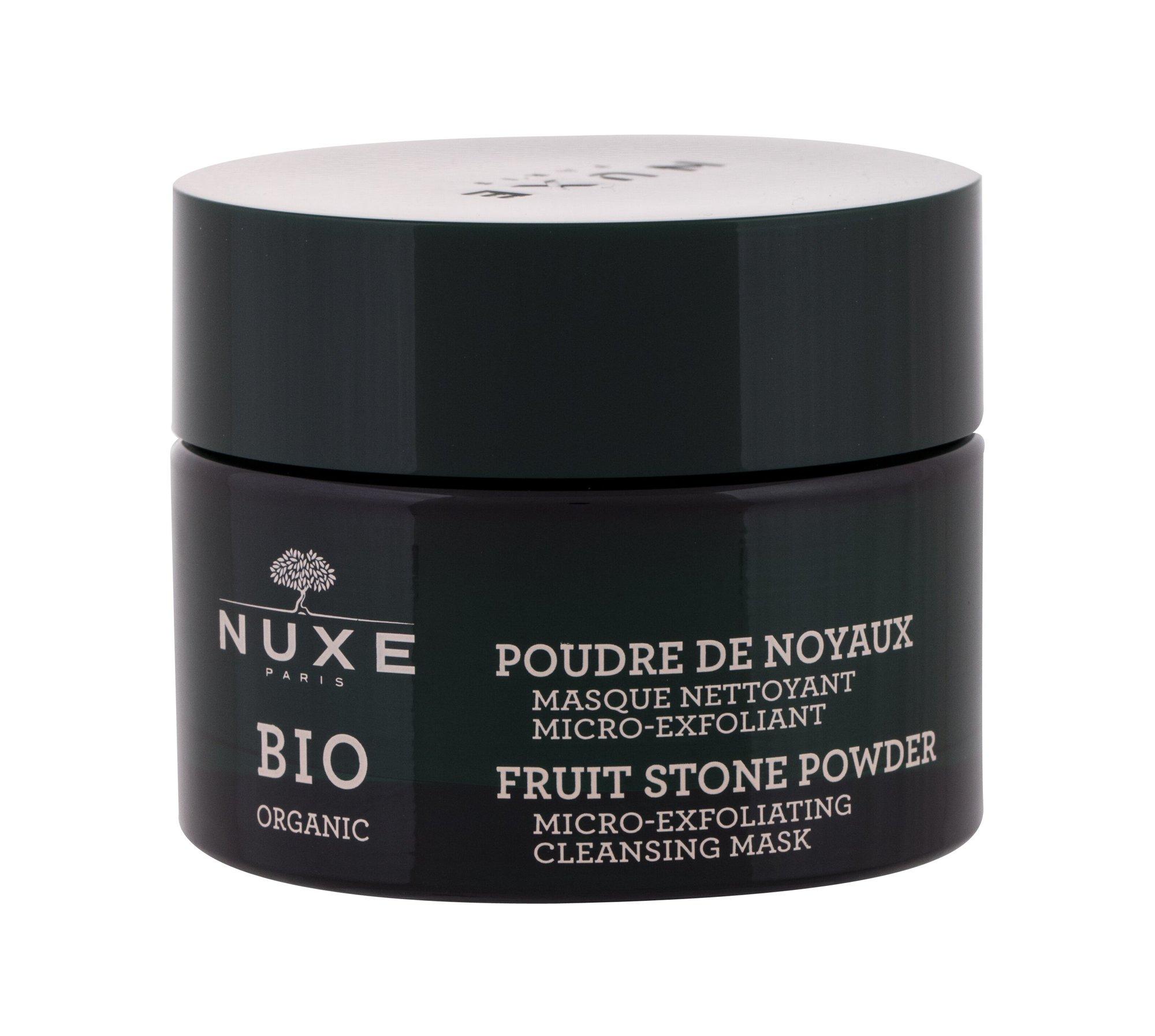 Nuxe NUXE BIO* Mikrošveičiamoji valomoji kaukė - milteliai su vaisių kauliukais 50ml