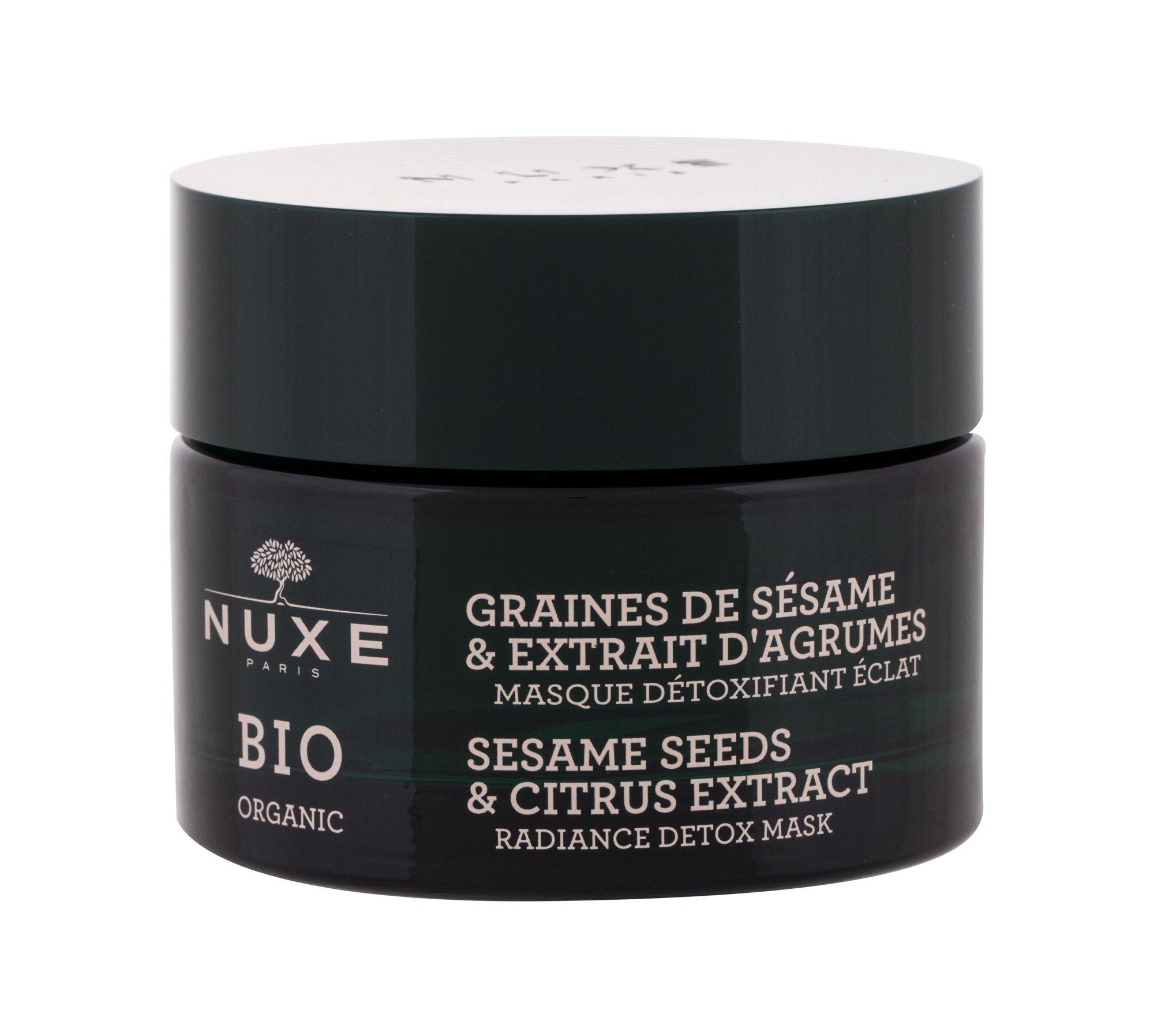 NUXE Bio Organic sezamų sėklų ir citrusinių vaisių ekstrakto veido kaukė