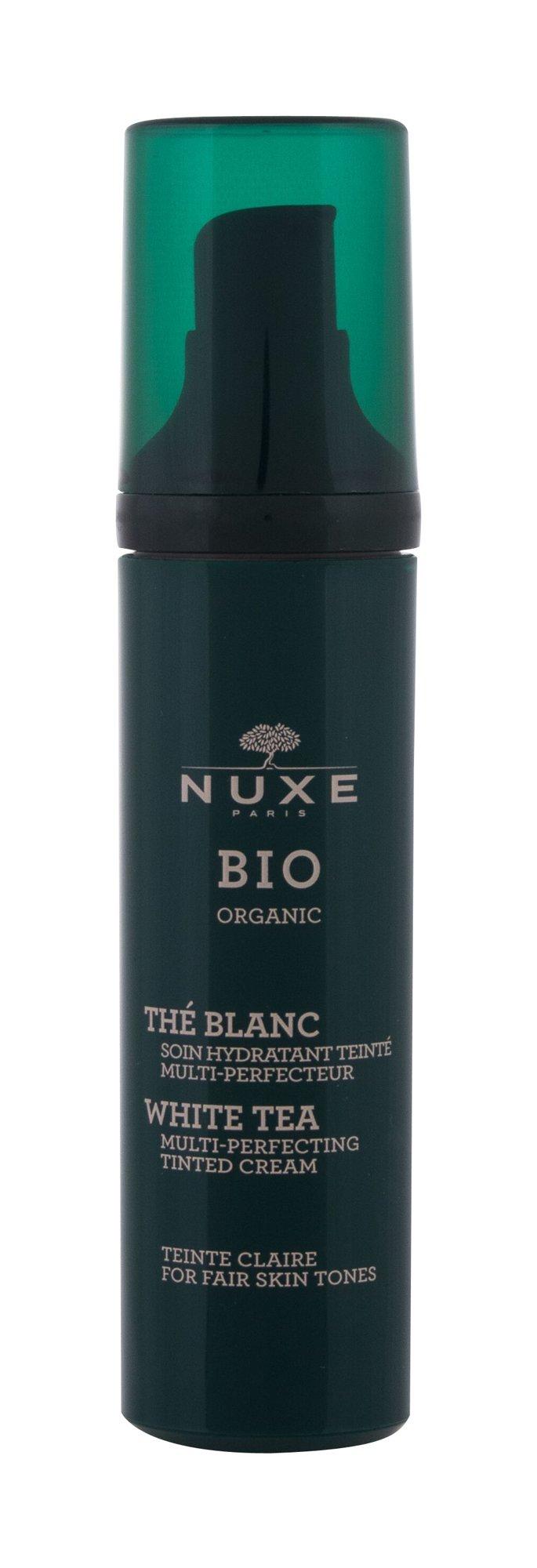 NUXE Bio Organic Baltas Tea Tinted Kreminis Day Kreminis