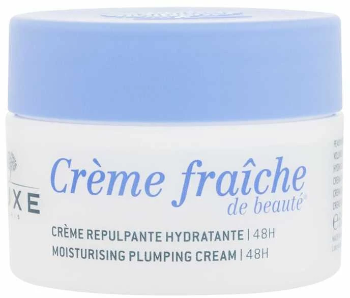 NUXE 48 val. drėkinantis kremas normaliai odai „Crème Fraîche® de Beauté 48H Moisturizing Plumping cream for normal skin“, 50 ml
