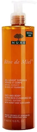 Nuxe Makiažą valanti veido želė „Rêve de Miel® Face cleansing and make-up removing gel“, 200 ml