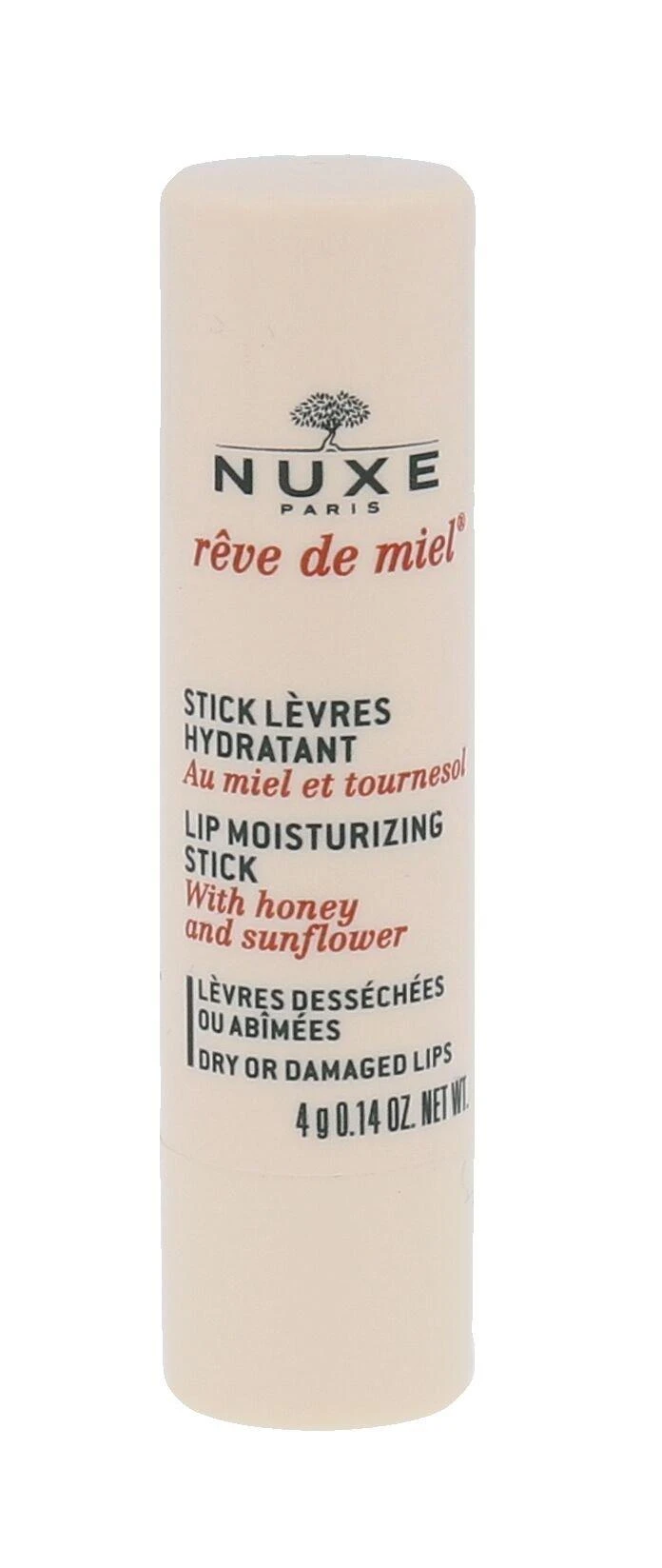 NUXE Reve de Miel Lip Moisturising Stick Lūpų balzamas moterims, 4 g