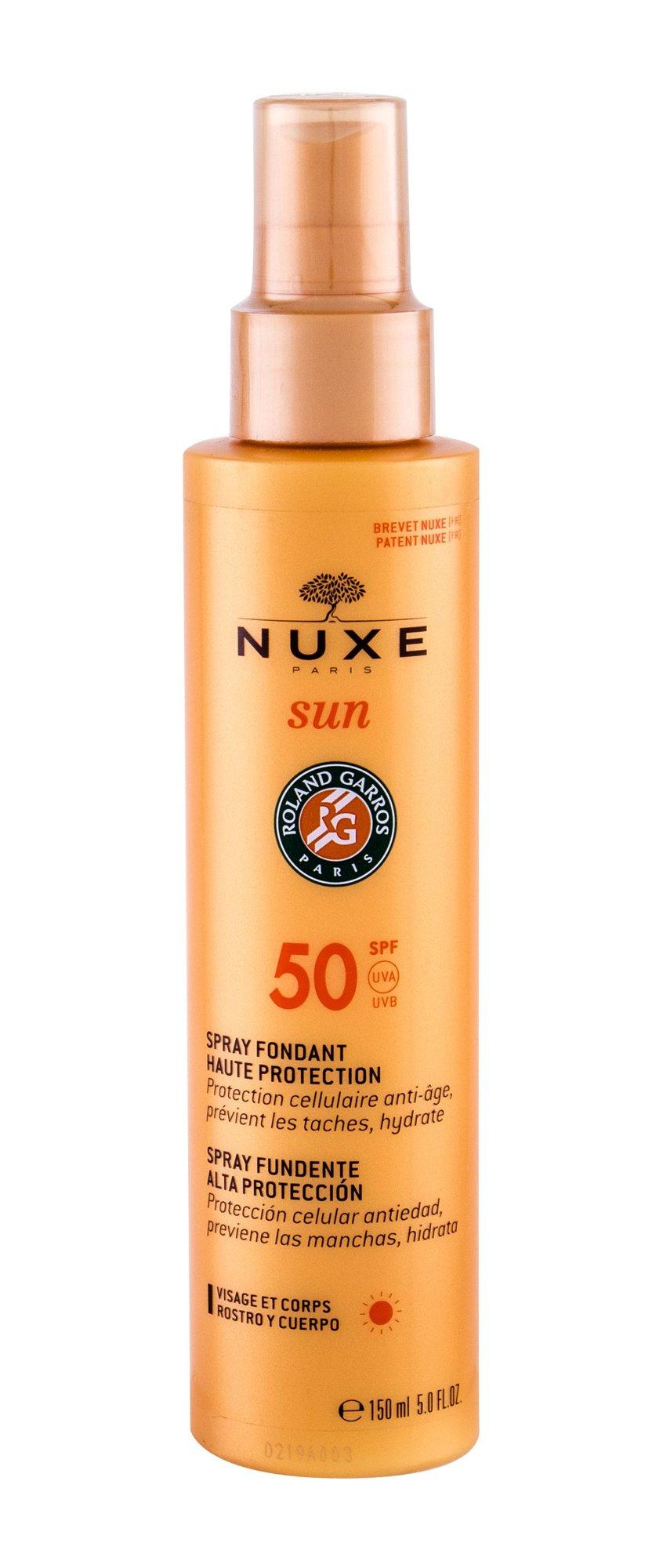 "Nuxe Sun" aukštos apsaugos purškiklis su SPF 50 150ml