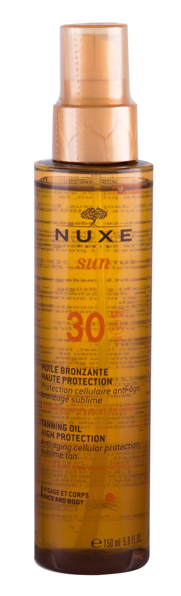"Nuxe" saulės įdegio aliejus veidui ir kūnui Spf30 150ml