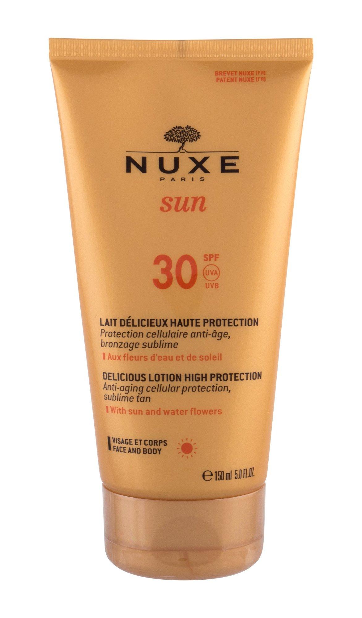 "Nuxe Sun" veido ir kūno losjonas su apsauga nuo saulės Spf30 150ml