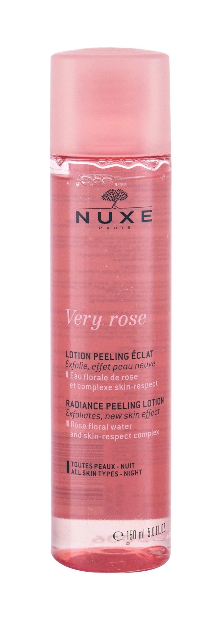 Nuxe Very Rose veido švytėjimo suteikiantis šveičiamasis losjonas 150 ml