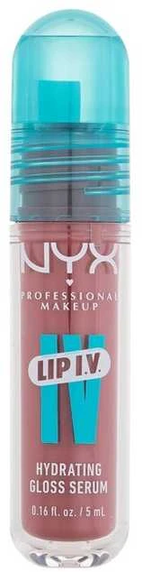 NYX Professional MakeUp Lip I.V. Hydrating Gloss Stain 08 Drippin' In Rose, 5 ml