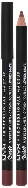 NYX Professional Suede Matte Lip Liner lūpų pieštukas, atspalvis: 04-Soft Spoken