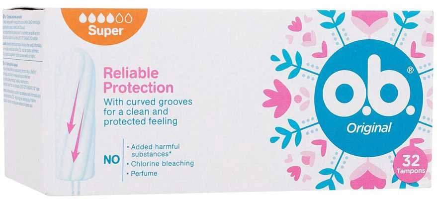 OB Original Tampons Super 32 vnt.