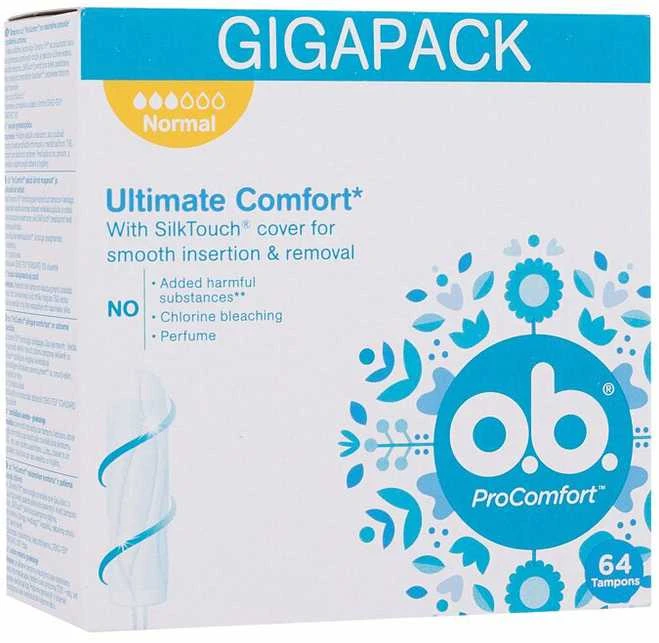o.b. O. B. ProComfort Normal tamponai 64 vnt.