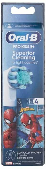 Oral-B Kids Spider-Man keičiamos šepetėlių galvutės pakuotė