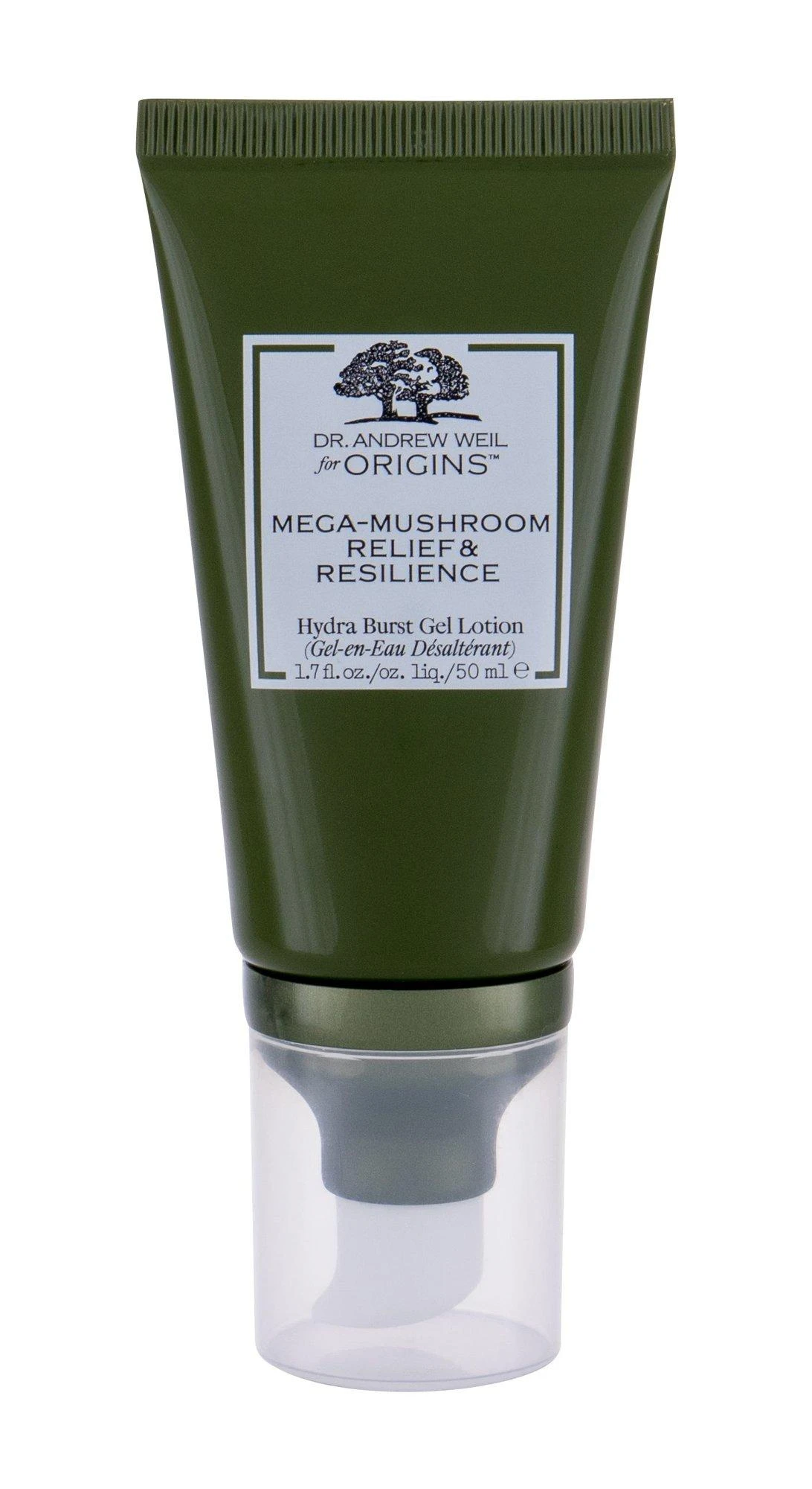 Origins Soothing moisturizing skin gel Dr. Andre w Weil for Origins ™ (Mega-Mushroom Relief & Resilience Hyd 50ml vietinės priežiūros priemonė
