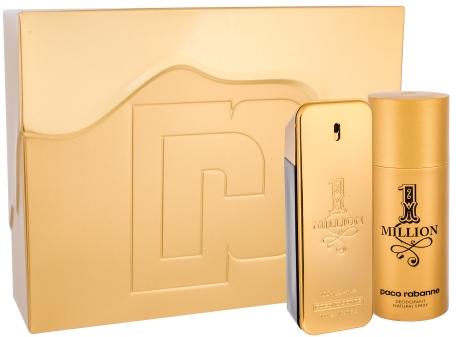 Paco Rabanne 1 Million tualetinis vanduo purškiklis, 100 ml rinkinys, 2 vnt. Kalėdų 2023 m.