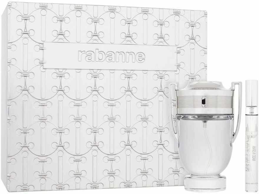 Paco Rabanne Invictus rinkinys vyrams (EDT, 100 ml + EDT,10 ml)