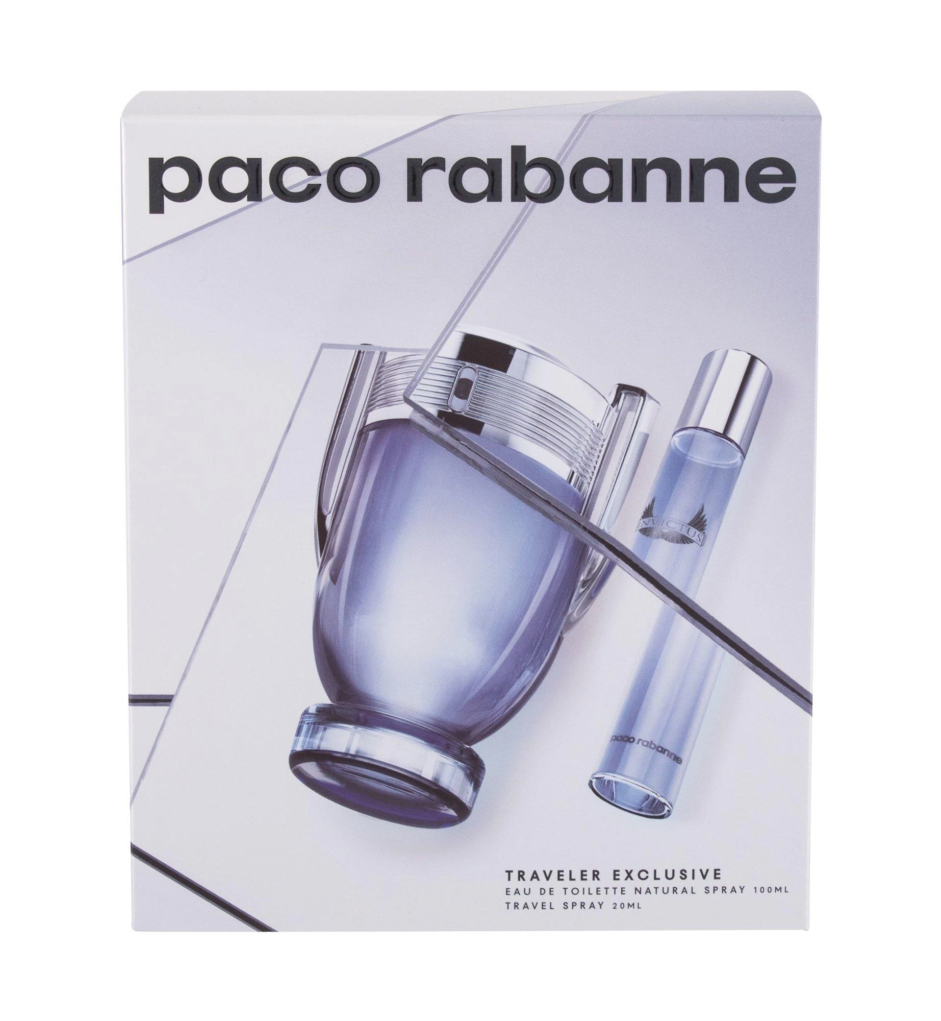 Rinkinys  Paco Rabanne Invictus (EDT 100 mm + EDT 20 ml)