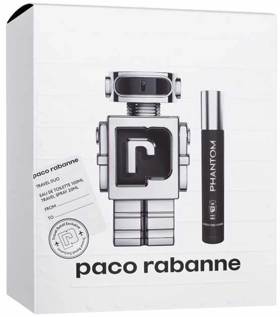Paco Rabanne Phantom rinkinys vyrams (kvepalai EDT, 50 ml + dušo želė 100 ml