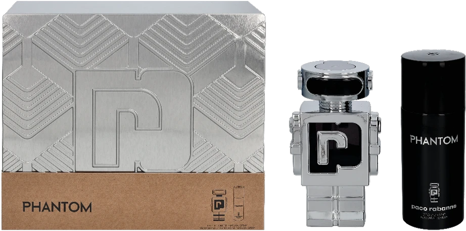 Paco Rabanne Phantom Eau De Toilette Purškiklis 100ml Kalėdinis rinkinys
