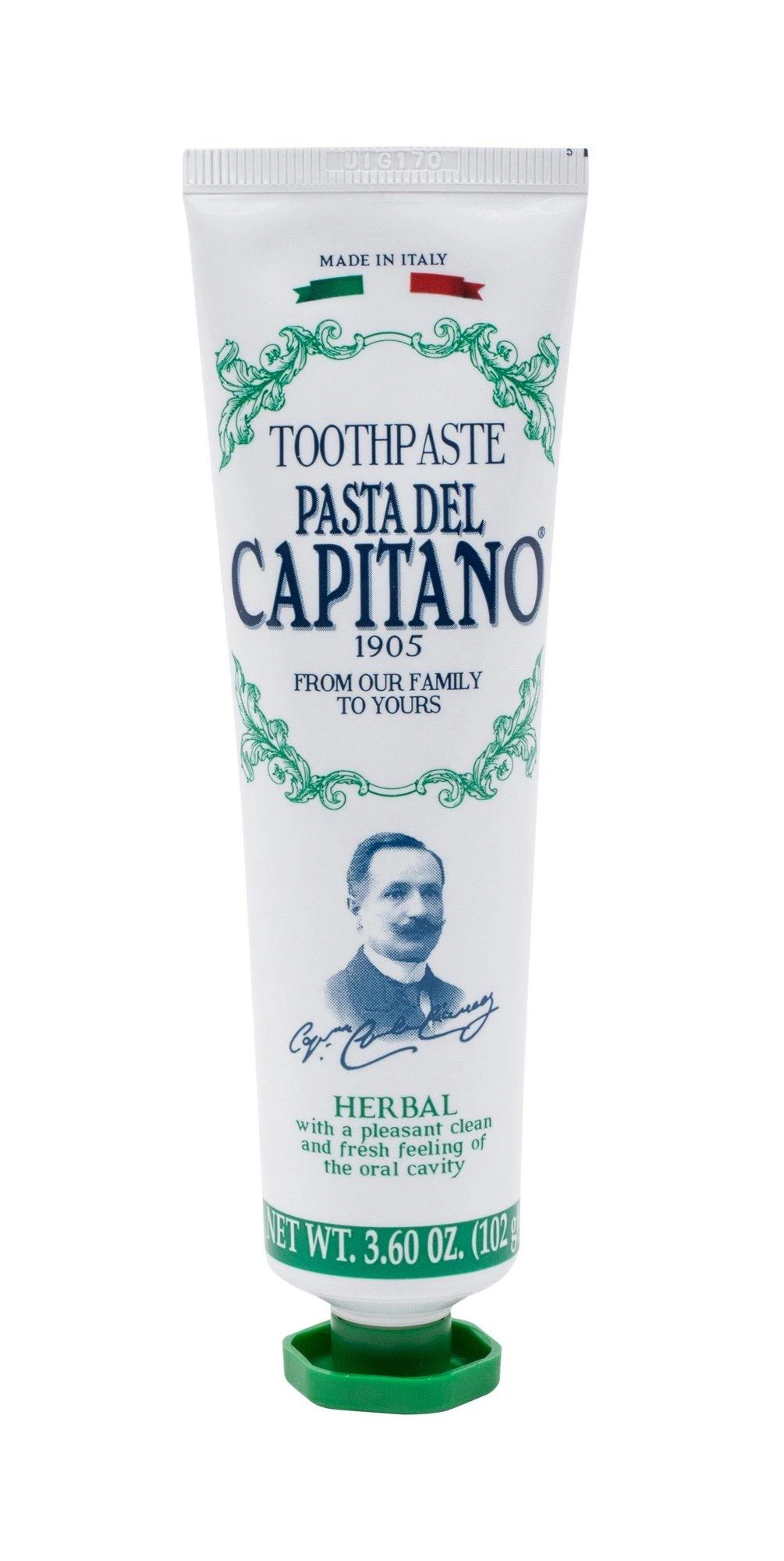 Pasta del Capitano 1905 Pasta del Capitano Natural Herbs dantų pasta su žolelių ekstraktais 75 ml