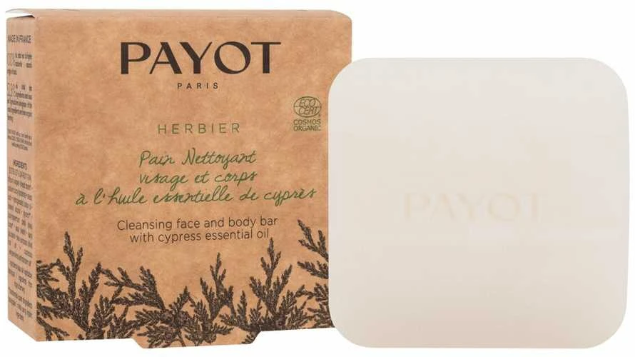 Payot Herbier Cleansing Face And Body Bar valomasis veido ir kūno muilas, 85 g