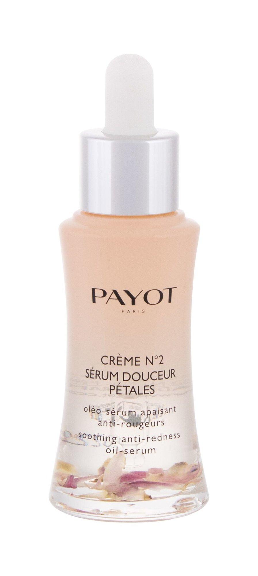 Payot Crème Nº2 Sérum Douceur Pétales Soothing Anti-Redness Serum raminantis aliejinis serumas veidui, 30 ml