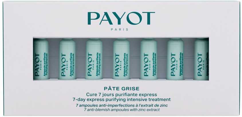 Payot Pâte Grise Crure 7 Jours Purifying Express veido ampulė 7x1,5ml