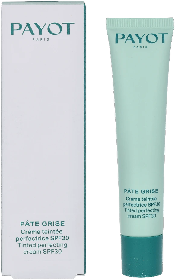 Payot Pâte Grise Tinted Perfecting Kreminis SPF 30 atspalvį suteikiantis veido kremas nuo saulės, 40 ml