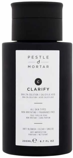 Pestle Mortar Pestle&Mortar Clarify 2% BHA Salicylic Toneris salicilo veido tonikas, 200 ml