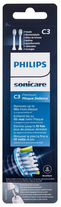 Philips Sonicare C3 Premium Plaque Defence Standartinės „Sonic“ dantų šepetėlio galvutės HX9042/17