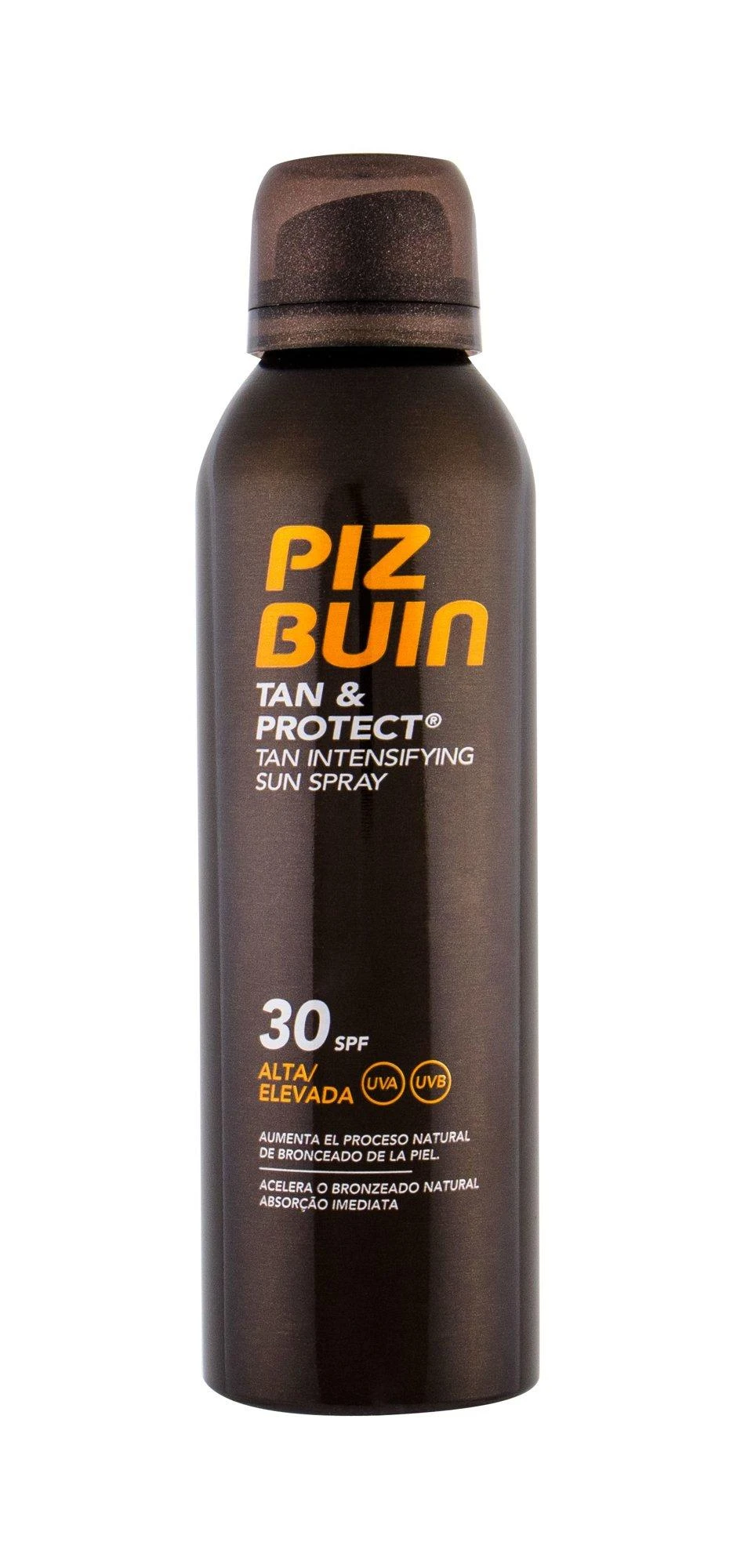 Piz Buin Tan And Protect Tan Intensifying Sun Purškiklis SPF 30 purškiamas apsauginis losjonas nuo saulės, 150 ml