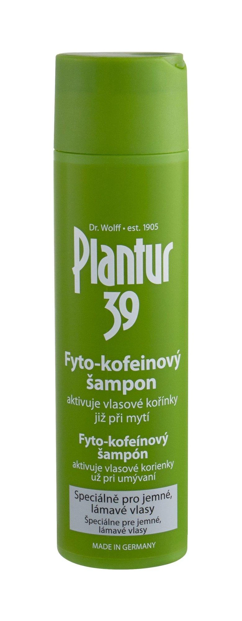 Plantur 39 fitokofeino šampūnas ploniems plaukams