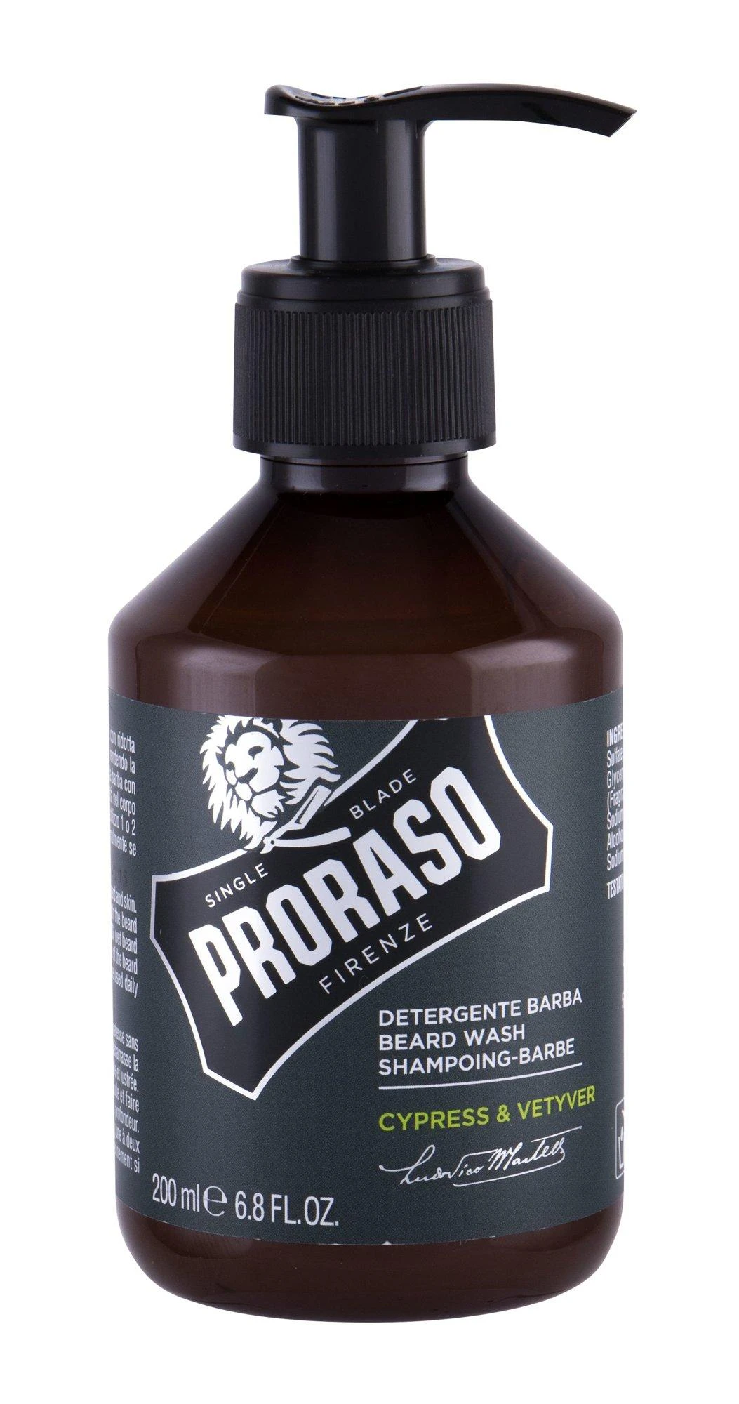 Proraso Cypress & Vetyver Barzdos šampūnas, 200 ml