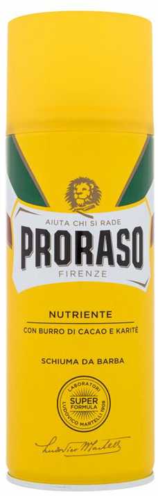 Proraso Geltona Shaving Putos maitininantis & Regenerating Maitinančios atstatomosios skutimosi putos, 400 ml