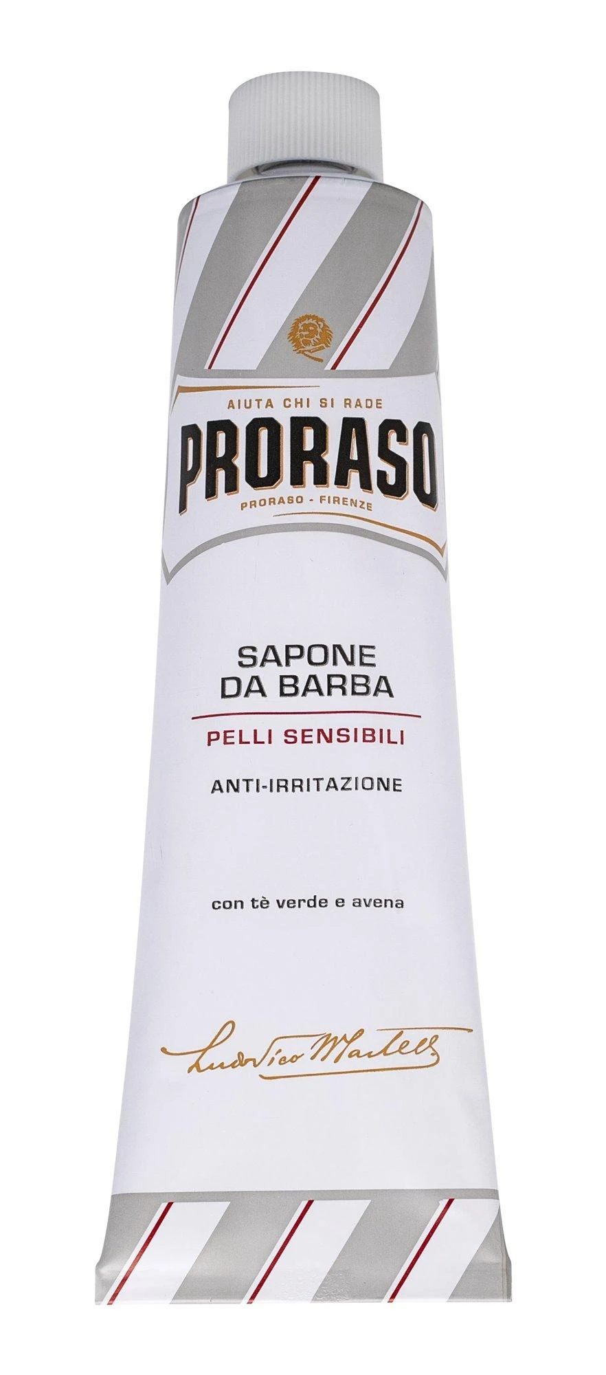 Raminantis skutimosi kremas jautriai odai, Proraso Baltas Line Shaving, 150 ml