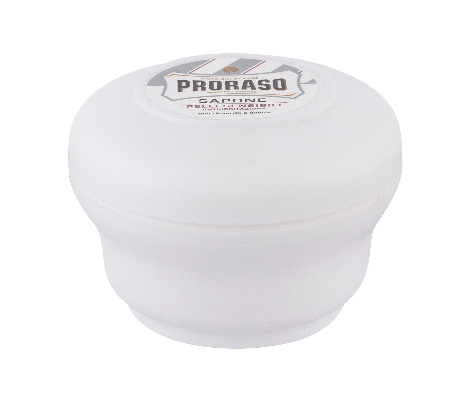 Skutimosi muilas jautriai odai Proraso White Line Shaving Soap In a Jar, 150 ml