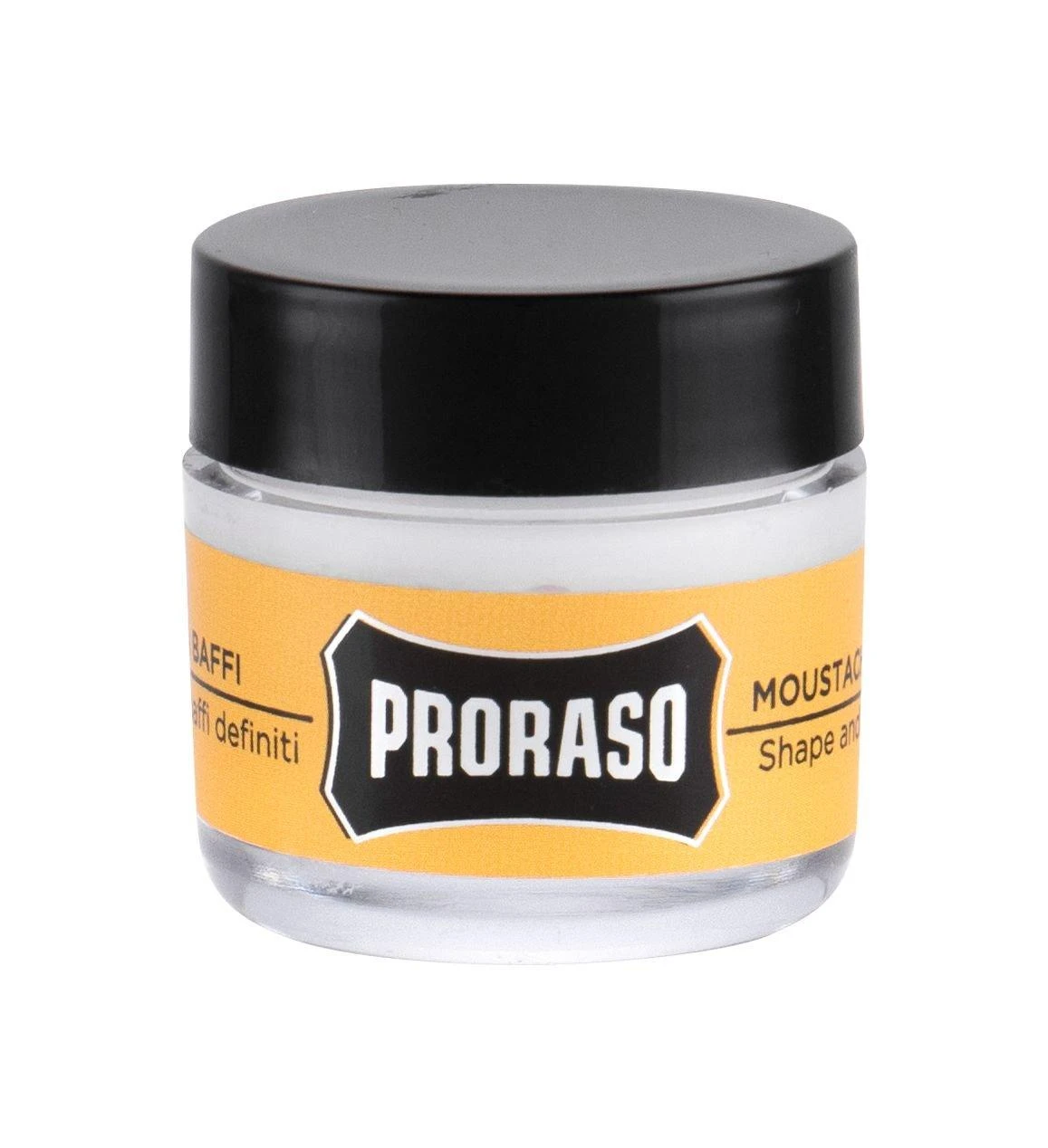 PRORASO Vaškas ūsams Wood & Spice, 15 ml