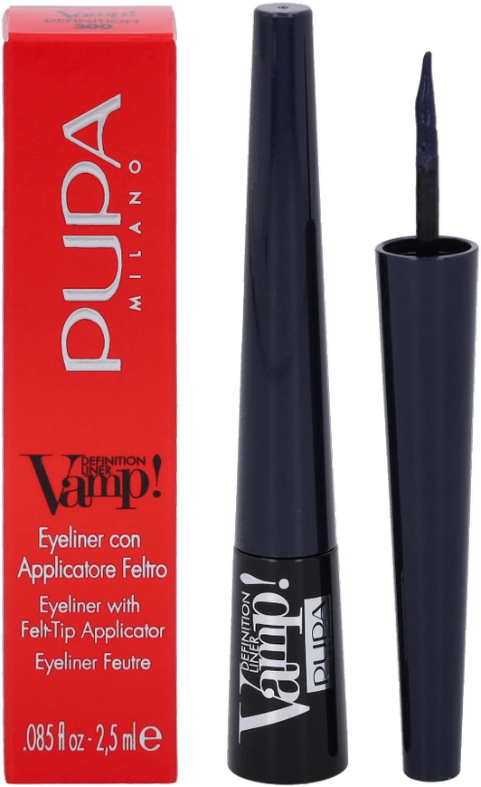 Pupa Milano Pupa Vamp! Definition Akių apvadas #300 Deep Mėlyna, 2.5 ml