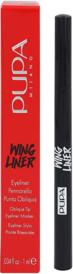 Pupa Wing Liner Liquid Akių apvadas Juodas, 1 ml