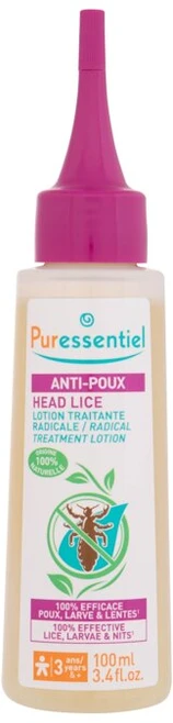 Puressentiel Head Lice Radical Treatment Losjonas With Šukos Šampūnas, 100 ml