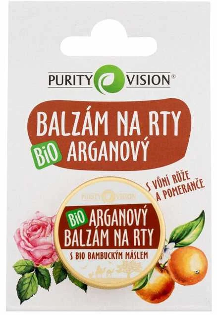 Purity Vision Argan Bio Lūpų balzamas Lūpų balzamas unisex, 12 ml