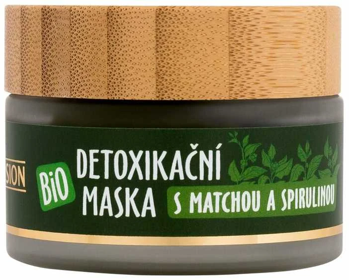 Purity Vision Detox Mask Matcha & Spirulina veido kaukė unisex, 40 ml