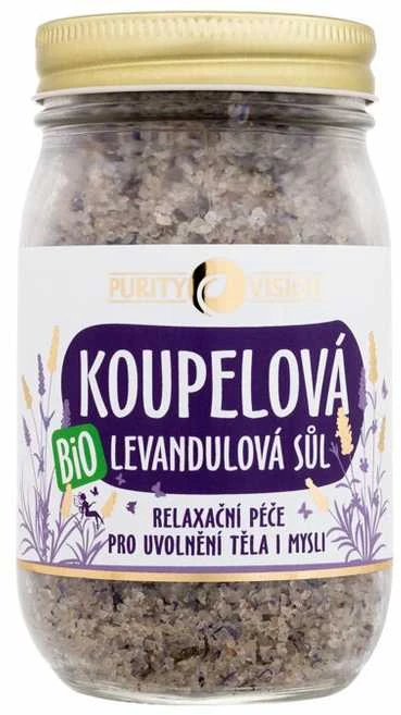 Purity Vision Lavender Bio Vonios Druska Vonios Druska Unisex, 400g