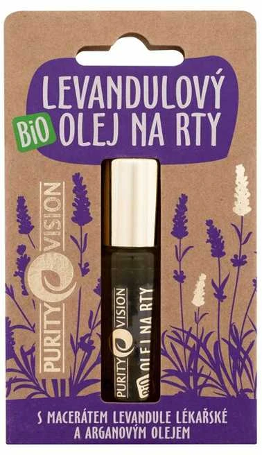 Purity Vision Lavender Bio Lip Oil Lip Oil unisex, 10 ml