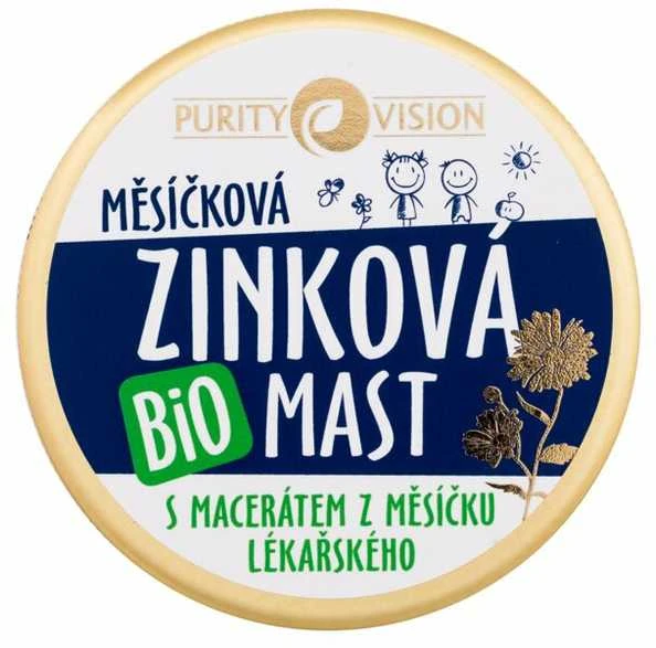 Purity Vision Baby Calendula Zinc Bio Ointment Body Kreminis vaikams, 70 ml